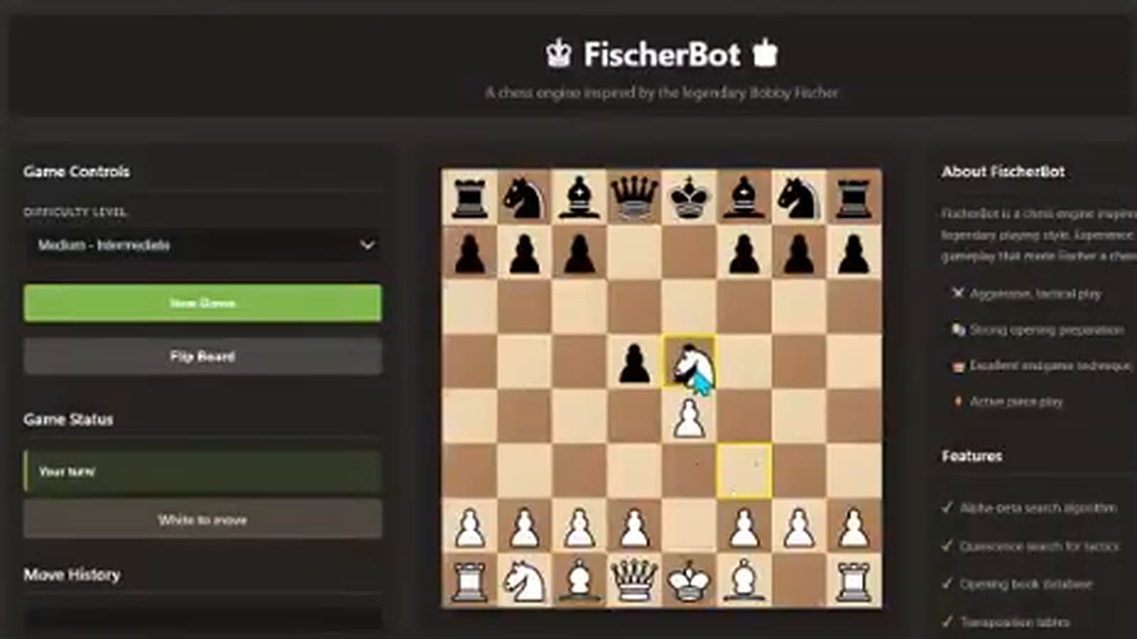 FischerBot — observation footage